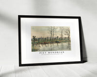 Piet Mondrian - Amsterdam Skyline Viewed from the West 1899