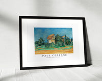 Paul Cezanne - The Pigeon Tower at Bellevue 1890