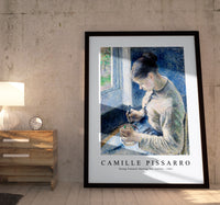 Camille Pissarro - Young Peasant Having Her Coffee 1881