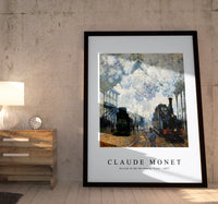 Claude Monet - Arrival of the Normandy Train 1877