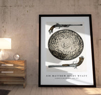 Sir Matthew Digby Wyatt - A shield in iron and guns 1820-1877