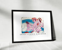 Ernst Ludwig Kirchner - Three Bathers by Stones 1913