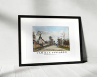 Camille Pissarro - Versailles road, Louveciennes 1870