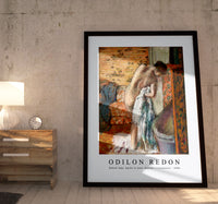 Odilon Redon - Naked lady. Après le bain (Femme s'essuyant) 1886