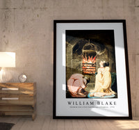 William Blake - Cauldron over a fire from Europe a Prophecy 1794