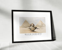 David Roberts - The Great Sphinx Pyramids of Gizeh (Giza)-1796-1864