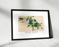 Zhang Ruoai - Climbing Blue Flowers (18th Century)