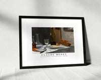 Claude Monet - Still Life with Bottle, Carafe, Bread, and Wine  1862-1863