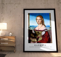 Raphael - Young Woman with Unicorn (Dame mit dem Einhorn) 1506