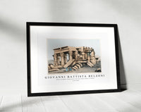 Giovanni Battista Belzoni - Ruins of Ombos illustration from the kings tombs in Thebes 1778-1823