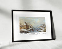 Barbara Regina Dietzsch - Wintergezicht Met Ijsvermaak