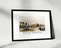 David Roberts - Fragment of the Great Colossi at the Memnonium Thebes-1796-1864