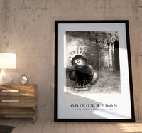 Odilon Redon - A Long Chrysalis, the Color of Blood 1889