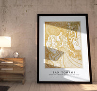 Jan Toorop - Woman Lying in the Dunes near Noordwijk (1902)