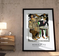 Moriz Jung - Viennese Café On the Terrace (Wiener Café Auf der Terasse) (1911)