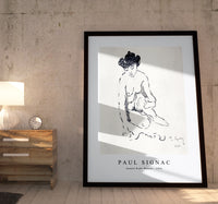 Paul Signac - Seated Nude Woman (1906)