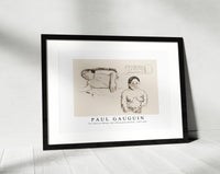 Paul Gauguin - Two Tahitian Women and a Marquesan Earplug 1891-1893