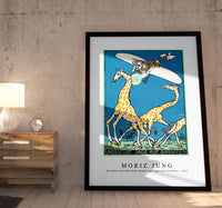 Moriz Jung - Bloodless Giraffe Hunt (Unblutige Jagd auf Giraffen) (1911)
