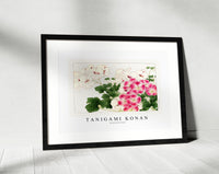 Tanigami Konan - Geranium flower