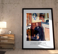 Pierre Bonnard - Portrait of Ambroise Vollard with a cat (1924)