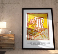 Ernst Ludwig Kirchner - Still life with pitcher and flowers 1907