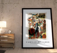 Camille Pissarro - The Gisors Market, Rue Cappeville 1894