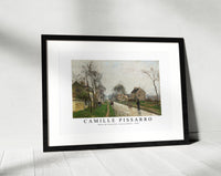 Camille Pissarro - Route de Versailles, Louveciennes 1870