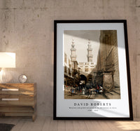 David Roberts - Minarets and grand entrance of the Metwaleys at Cairo-1796-1864