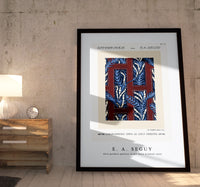 E.A.Seguy - Fern pochoir pattern in Art Deco oriental style
