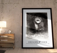 Odilon Redon - There Was Perhaps a First Vision Attempted by the Flower 1883