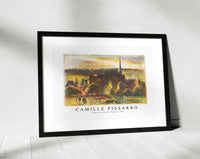 Camille Pissarro - A Church and Farm at Éragny 1890