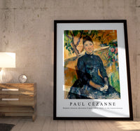 Paul Cezanne - Madame Cézanne (Hortense Fiquet, 1850–1922) in the Conservatory