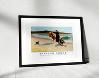 winslow homer - Eagle Head, Manchester, Massachusetts (High Tide)-1870