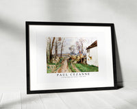 Paul Cezanne - A Village Road near Auvers 1872-1873