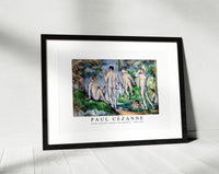 Paul Cezanne - Group of Bathers (Groupe de baigneurs) 1892-1894