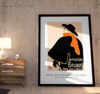 Henri De Toulouse–Lautrec - Aristide Bruant in his Cabaret 1893