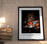 Abraham Mignon - Fruits and oysters