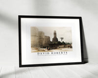 David Roberts - Gate of Victory (Bab an Nasr) and Mosque of El Hakim-1796-1864