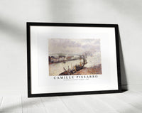 Camille Pissarro - Steamboats in the Port of Rouen 1896