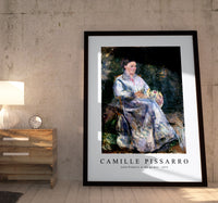 Camille pissarro - Julie Pissarro in the garden 1874