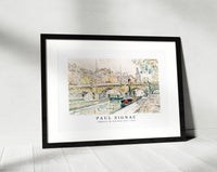 Paul Signac - Tugboat at the Pont Neuf, Paris (1923)