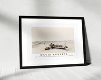 David Roberts - View on the Nile looking towards the pyramids of Dashour and Saccara-1796-1864