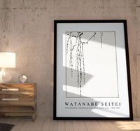 Watanabe Seitei - Tree branches. Illustration from Seitei Kacho Gafu 1890-1891