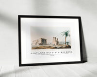 Giovanni Battista Belzoni - The Temple of Dakke in Nubia illustration from the kings tombs in Thebes 1778-1823