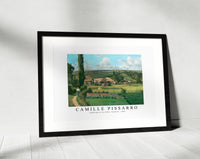 Camille Pissarro - Landscape at Les Pâtis, Pontoise 1868