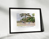 Camille Pissarro - The Public Garden at Pontoise 1874