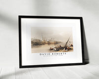 David Roberts - View on the Nile ferry to Gizeh-1796-1864