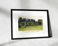 Sir Edward Burne Jones - Landscape - Study painting in high resolution by Sir Edward Burne–Jones