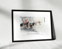 Ogata Gekko - The retreating enemy at Jinzhou during the Sino-Japanese War (1894)