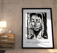 Ernst Ludwig Kirchner - Head of Prof. Dr. Graef 1915